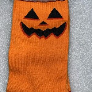 New Twisted Toe Halloween socks, Bright Orange pumpkin Socks ,gray spider socks